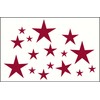 Wall Decor Plus More WDPM206 Variety Star Wall Vinyl Sticker
