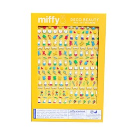 Deco Beauty Miffy at School Nail Stickers - Lightweight & Easy-to-Apply Nail Art with Trendy Design - Durable & Long-Lasting Nail Stickers for Women, Ideal for DIY Manicures & Salon-Quality Nails
