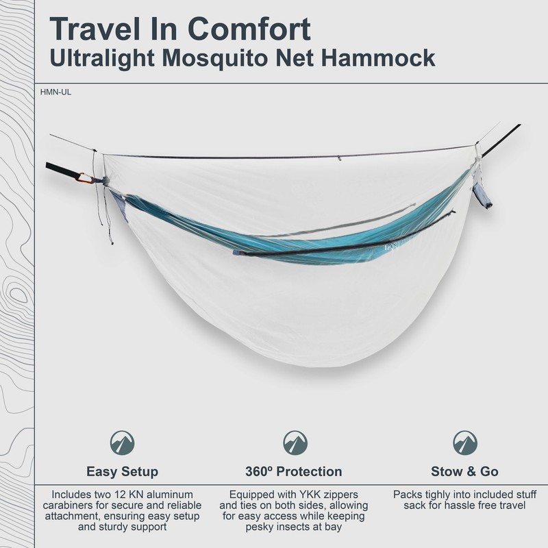 Cocoon Ultralight Mosquito Net for Hammocks Olive