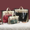 CINPIUK Clear Handbag Storage Bags Purse Organizer for Closet, Zipper