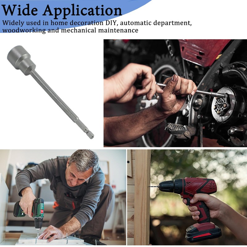 AUPERTO 19mm Caravan Leg Extension Socket, Drill Attachment Jack Extension