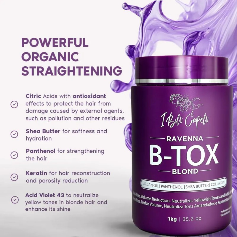 Tratamiento Hair B-tox I Belli Capelli Ravenna Para Cabello