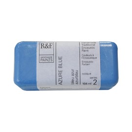 R&F Artist Encaustic Paint, Azure Blue, 104 ml