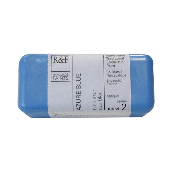 R&F Artist Encaustic Paint, Azure Blue, 104 ml