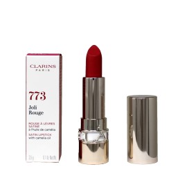 CLARINS JOLI ROUGE SATIN LIPSTICK WITH CAMELIA OIL 3.5 G/0.1 OZ. #773 PINK TULIP