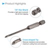 CoCud Titanium Masonry Drill Bit, 3mm Cutting Dia 74mm Length
