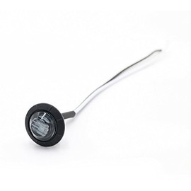 (Pack of 20) TMH 3/4 Inch Mount Smoked Lens RED LED Clearance Bullet Marker lights, Side LED marker lights for trailer Truck RV Car Bus Van