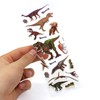 3D Dinosaur Stickers Set of 14 Cute Fluffy Stickers Plump