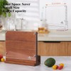 ENOKING Magnetic Knife Block with Acrylic Shield, Double Side Kitchen