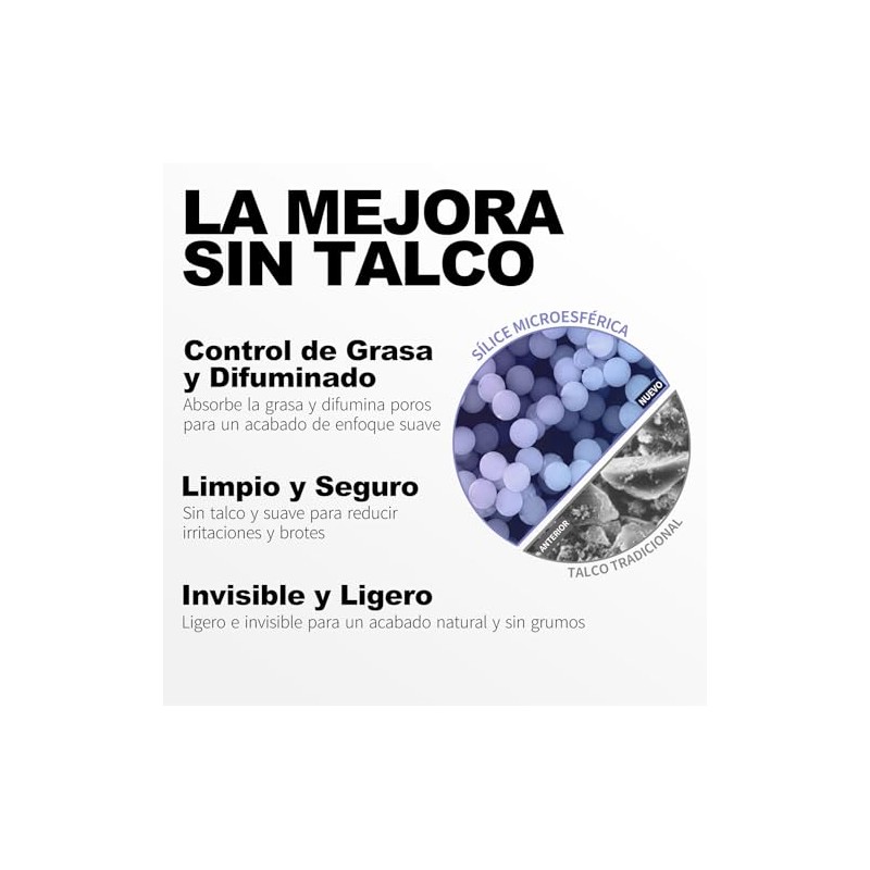 Chillab Polvo Compacto Lavanda (Morado), Matificante 10g