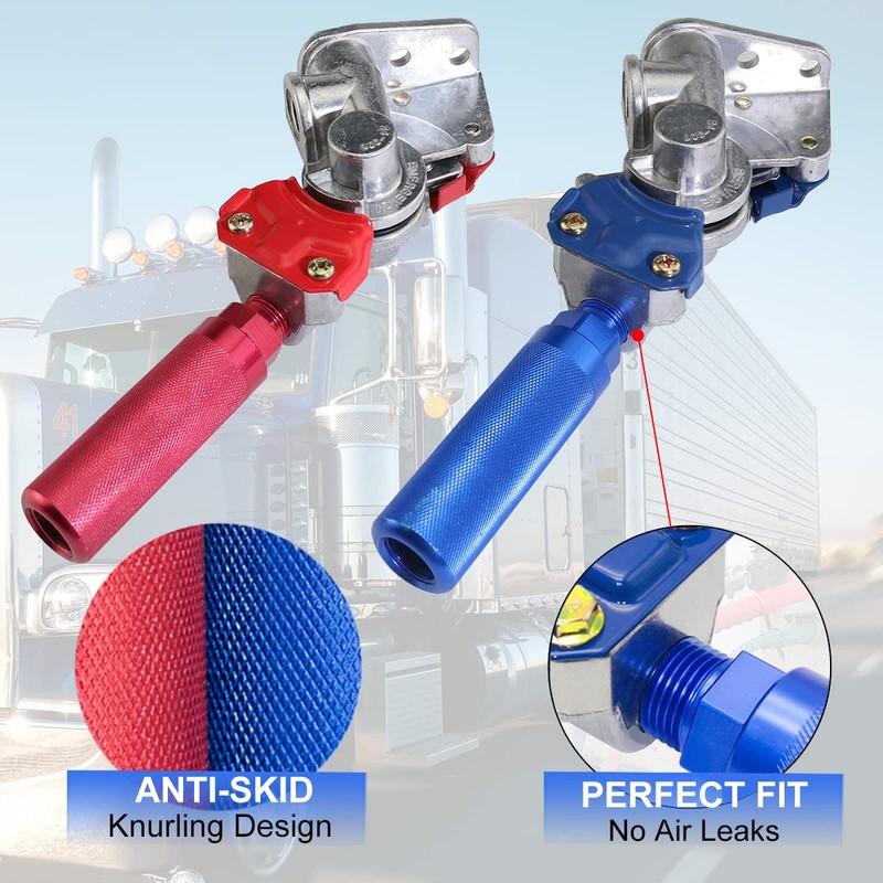 KOOTANS Glad Hand Handles Anodized Aluminum Gladhand Grips Glad Hand