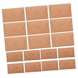 Operitacx 40St Liebe Schnalle Umschlag Karten und Umschläge Mini-Umschläge personalisierte+ personifizierte briefumschläge Briefversorgung Schreibzubehör Kraftpapier Khaki
