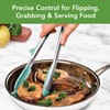 Tovolo Tip Top Tongs, Easy-Grip Kitchen Tongs for Cooking With