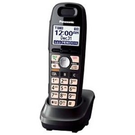 Panasonic Cordless Phone Handset Accessory Compatible with KX-TG6592T Cordless Phone System - KX-TGA659T (Black), Titanium Black