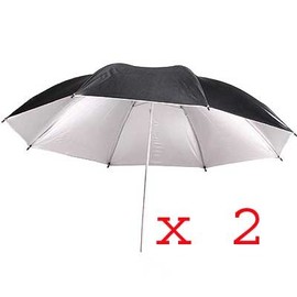 ePhoto 2 x Off Camera Flash Photography Umbrella Flash Shoe Mount Swivel Flash Adapter