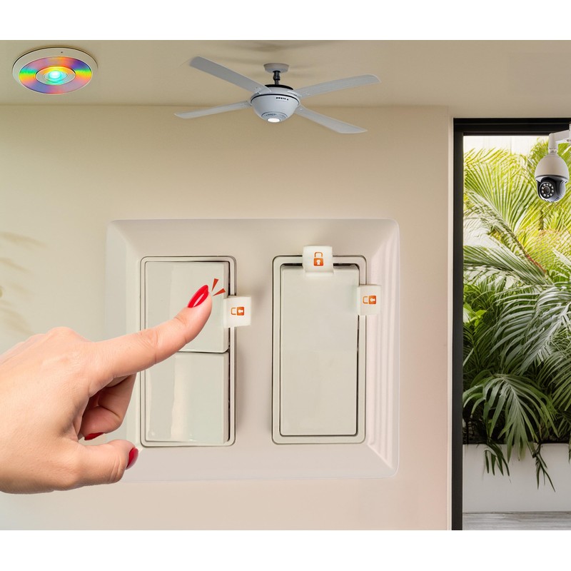 Toggle Shield Rocker, Light Switch Lock, Child Safety Guard, Prevents