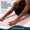 Oceanfoam Beach Towel – Lightweight, Absorbent, Quick-Drying, Sand-Resistant, Non-Slip –