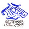 G-PLUS Silicone Radiator Coolant Hose Kit Clamps Compatible With 2002-2007