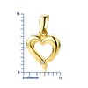 Miore MA984P 9 ct Yellow Gold Diamond Heart Pendant