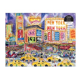 Galison Michael Storrings The Great White Way 2000 Piece Puzzle, Multicolor