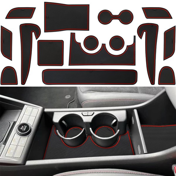 CIMOF Center Console Liner for Hyundai Kona Accessories (SEL Convenience,