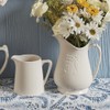 Park Designs Stoneware Lily Of The Valley Pitcher