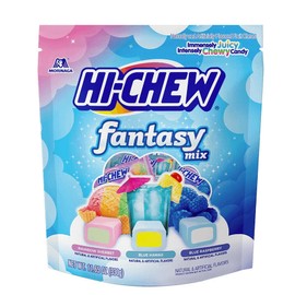 Morinaga Hi-Chew Fantasy Mix 11.65 Oz Rainbow Sherbet Blue Hawaii Blue Raspberry