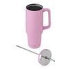 S'well Tumbler XL, Reusable Drink Cup with Straw, Three-Layer Stainless