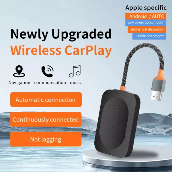 AUIMSOCO Wireless CarPlay Adapter USB Dongle For Chevy Cruze Sedan