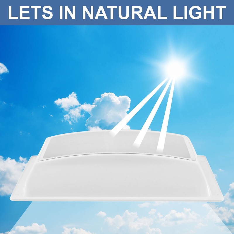 RecPro RV Skylight Inner Dome with Clear Window | 14"