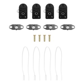 Hsthe Sea 4PCS Light Pull Switch Pull Cord Switches 2A 250V Chain Knob for Fan Chandelier