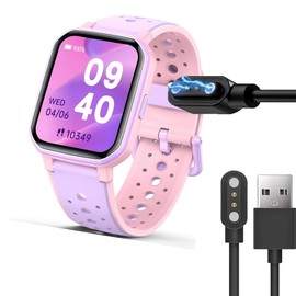 Lamshaw Compatible with JOYELE Smart Watch Charger, Magnetic USB Replacement Charging Cable Compatible for JOYELE H79 1.5 Kids Smart Watch (Black, Compatible for JOYELE H79 Watch)