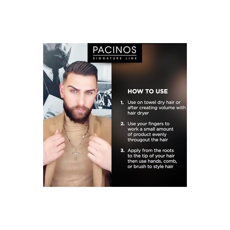 Pacinos DRYFI No-Shine Matte Paste - Matte Finish Styling Paste