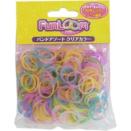 FunLoom Rubber Band Bracelet Variety Band (Clear)