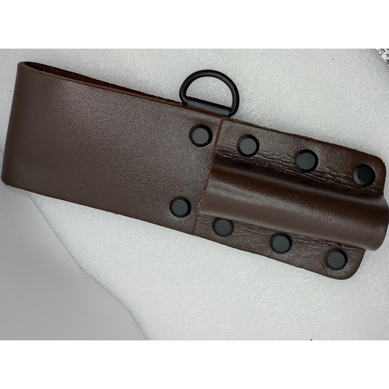 Brown Leather Single Spanner Frog/Pocket/Pouch BBI for Scaffolding Tool Belt