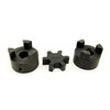 3/8" to 1" L075 Flexible 3-Piece L-Jaw Coupling Coupler Set