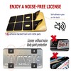 Aootf License Plate Screws- Anti Theft Car Plate Screws Bolts,