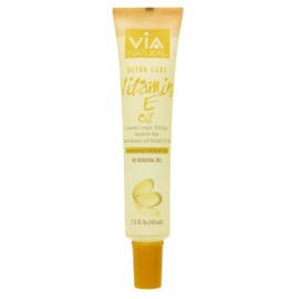 VIA Natural Ultra Care Vitamin E Oil Concentrated Natural Oil 1.5oz - Promotes Longer, Stronger, Healthier Hair, Adds Vitamins and Keratin To Hair - 24 Pack