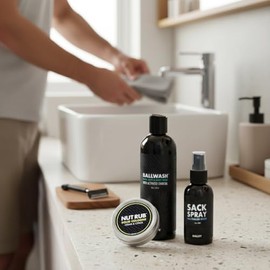 Ballsy- Paquete de Bolsa, Kit de Frescura para Hombres