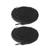 UamGlsob Fuzzy Shoe Laces for Sneakers, 2/5"(10mm) Cute Wide Thick