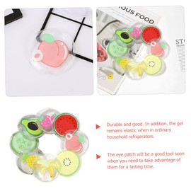 TOVINANNA 8 Pack Fruit Pattern Eye Cooling Pads Cooling Eye Gel Pack for Women Men Sleep Travel