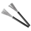 Telescopic Drum Sticks, Comfortable Grip 2PCS Lightweight Wire Drum Brush