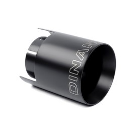 D663-0646-BOX Dinan Double-Walled 4.5" Clamp-On Exhaust Tip (Black Ceramic)