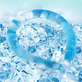 Cooling neck cooling tube cool scarf cool tie cool tie neck tube cool warmer ice neck-DM No.02 cooling neck white 2ea