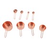 8Pcs Stainless Steel Measuring Cup Spoon Set with Scales Home