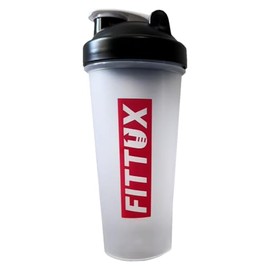 Fittux Protein Shaker Bottle – 600ml, Leakproof, BPA-Free, with Mixing Ball – Ideal for Gym, Sports, and Travel