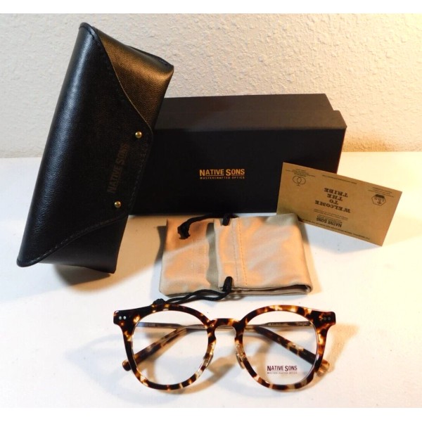 NATIVE SONS BRAND NEW NATIVE SONS SIEGEL HONEY TORTOISE 49/20.3
