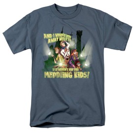 Scooby-Doo Would've Gotten Away with Unisex Adult T-Shirt for Men and Women, Slate, Medium