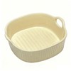 Hot Air Fryer Ceramic Round Baking Tray 18.5 x 16.5