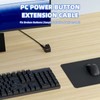 PC Power Button with 118" Cable - Desktop Computer Power